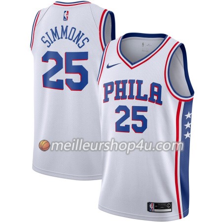 Maillot Basket Homme Philadelphia 76ers Ben Simmons 25 2019-20 Nike Association Edition Swingman